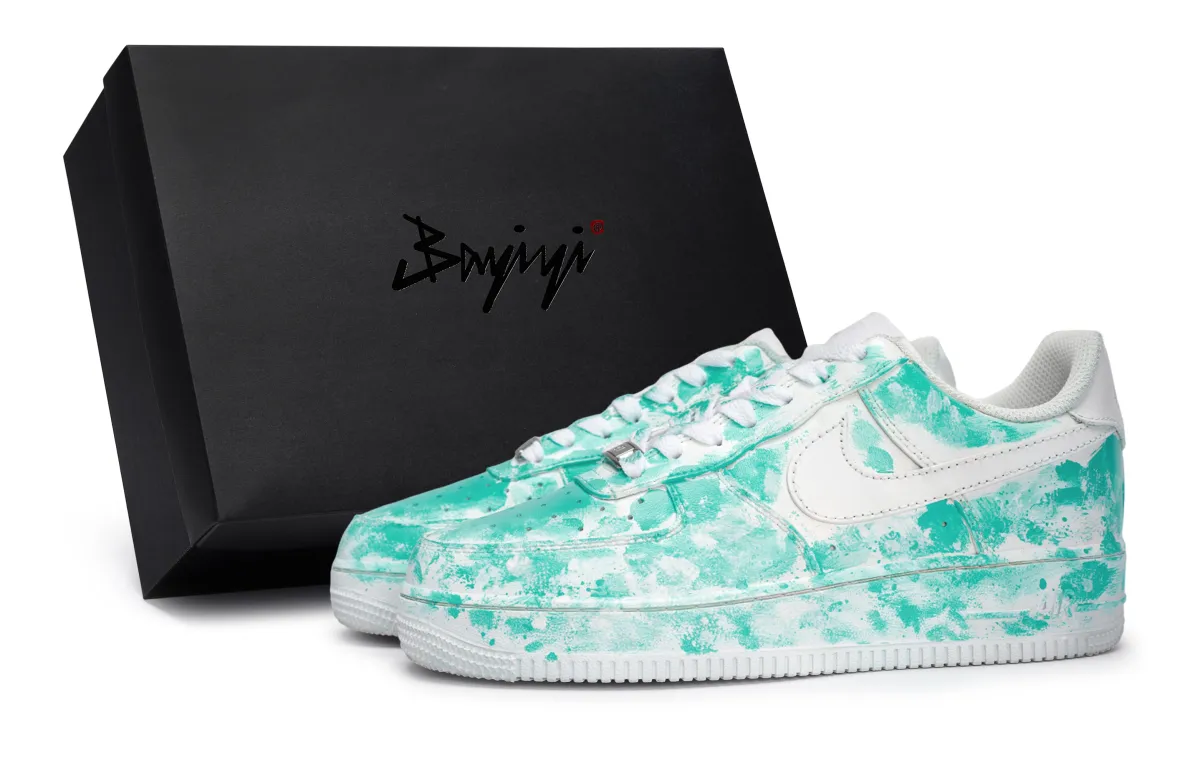 Nike Air Force 1 811 Manufacturing, Tiffany's Hazy Glow, Special Shoe Box Slip Resistant Abrasion Resistant Low top