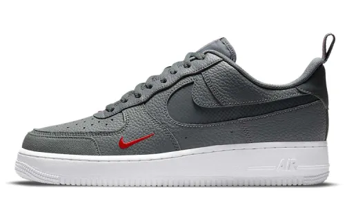 Nike Air Force 1 Low LV8 Smoke Grey Red Reflective Swoosh