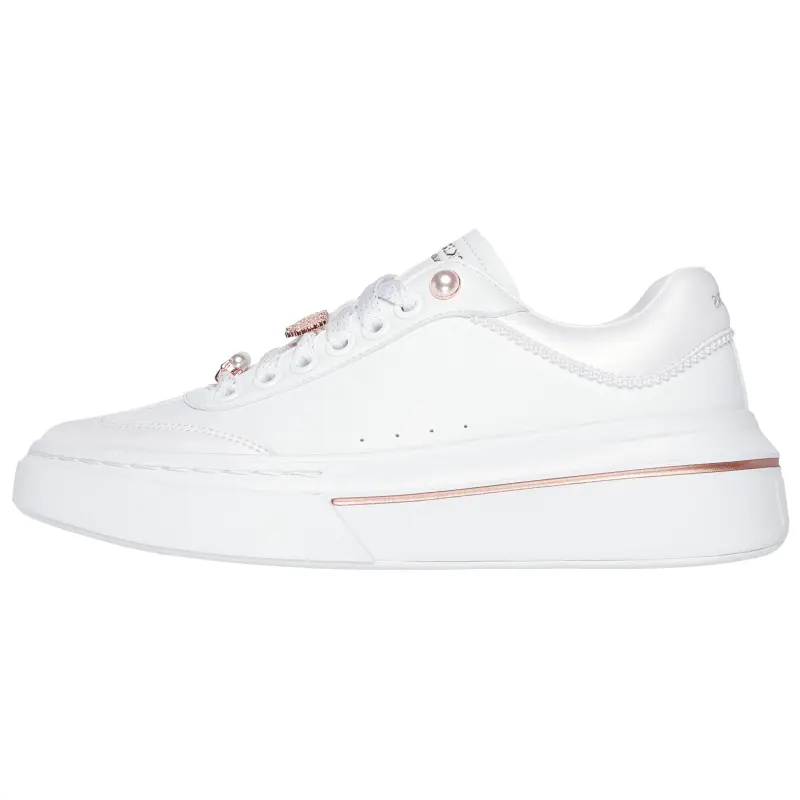 Skechers Cordova Classic Abrasion Resistant Low top Skateboard Shoes Women's White