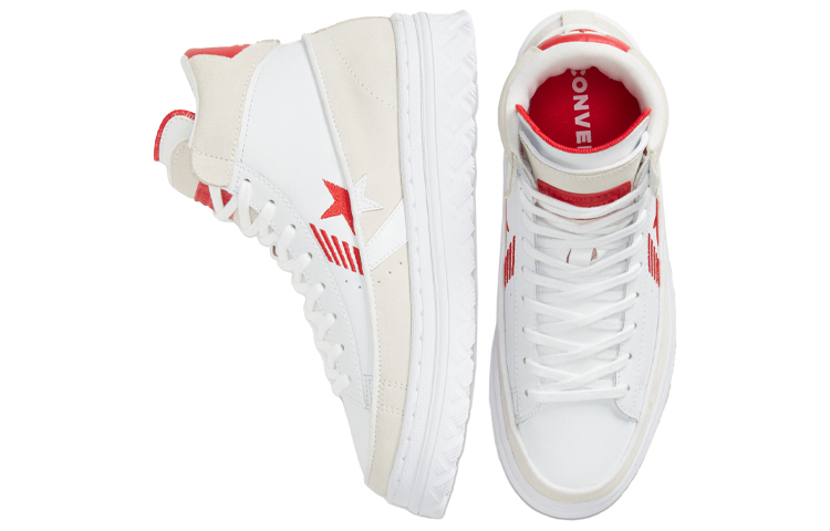 Кеды Converse Cons Pro Leather X2 (бело-красные) — фото 4