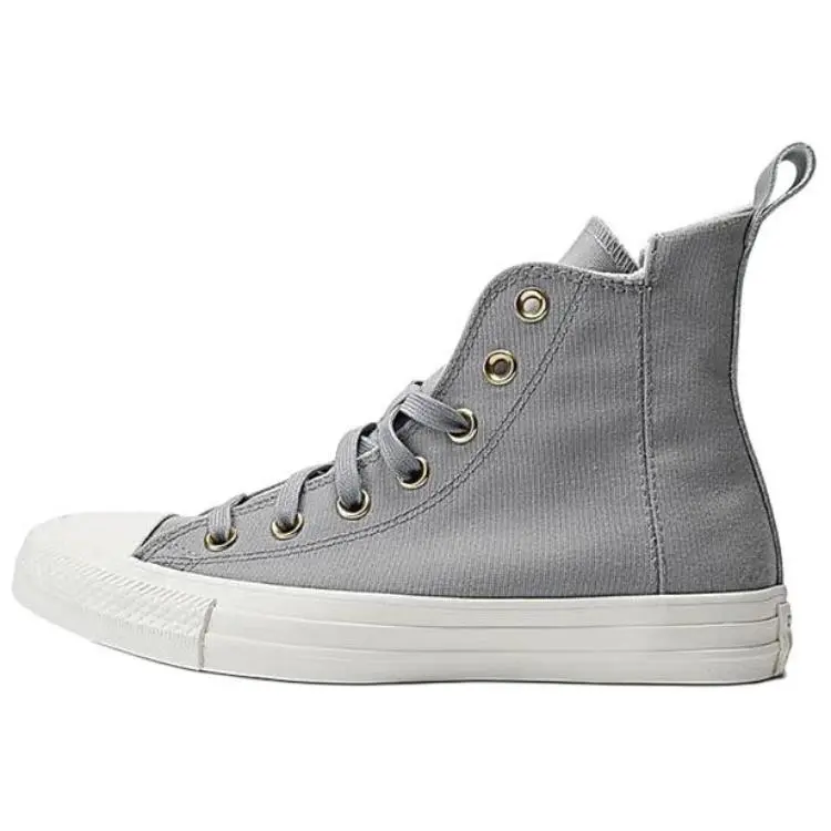 Converse Chuck Taylor All Star Slip Resistant Lightweight Non slip Lightweight High top Skateboard Shoes Unisex Gray