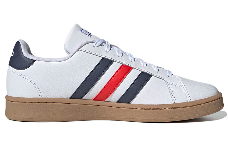 Кеды adidas neo GRAND COURT (бело-красно-синие) — Белый / красный / синий — фото 2