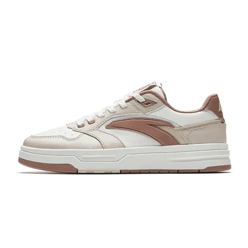 Anta Street Lite Slip Resistant Abrasion Resistant Low top Skateboard Shoes Women's Tea Brown