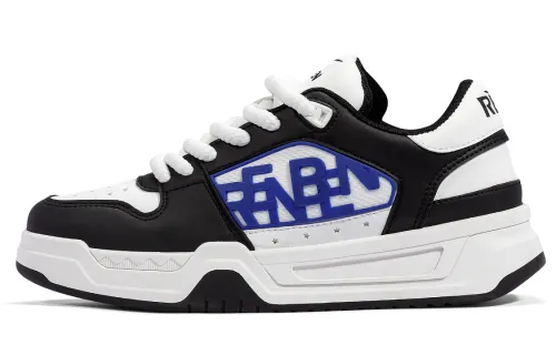 RENBEN Balance Low top Skateboard Shoes Men's Black Blue