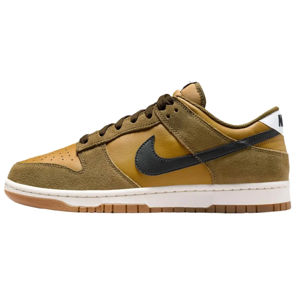 Nike Dunk Slip Resistant Cushioning Low top Skateboard Shoes Men's Ochre Yellow