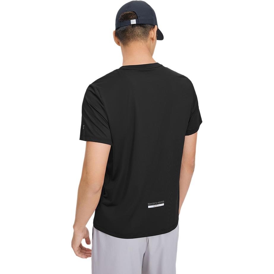 Skechers Quick Dry T Shirts Men’s Carbon Black