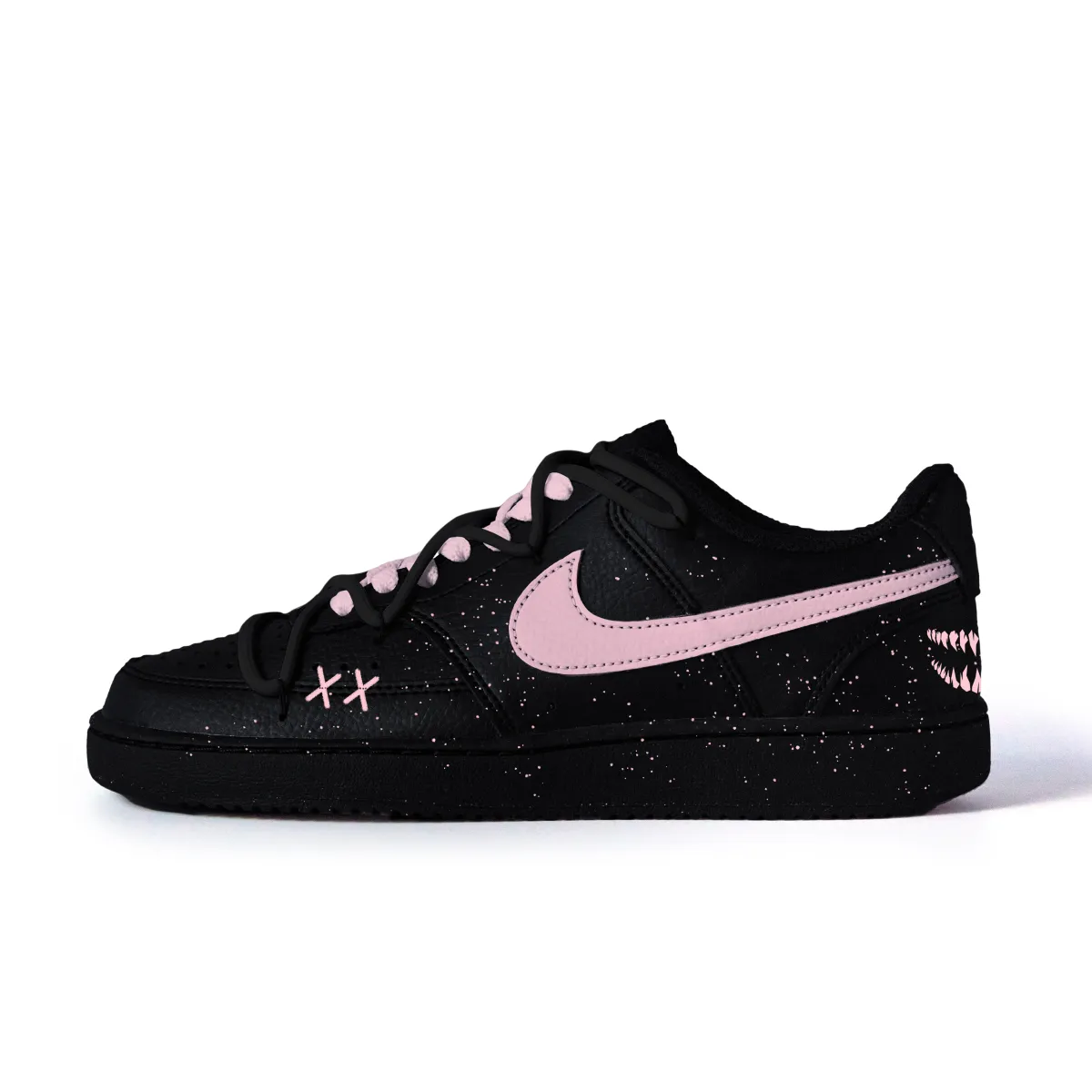 Nike Slip Resistant Abrasion Resistant Low top Skateboard Shoes Unisex Black