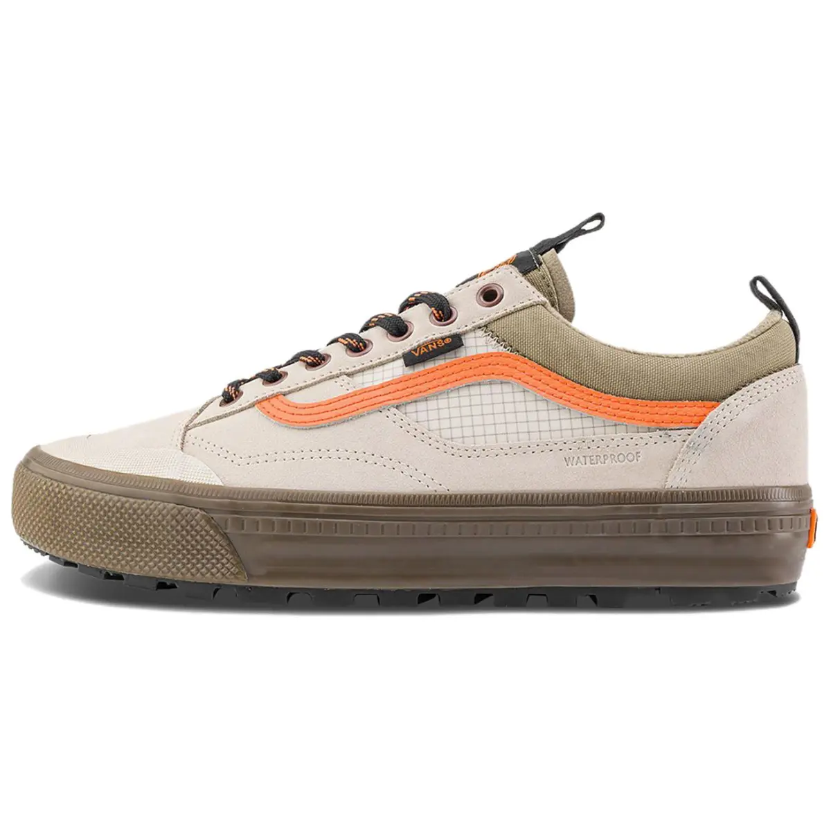 Vans Old Skool Waterproof Skateboard Shoes Unisex Brown