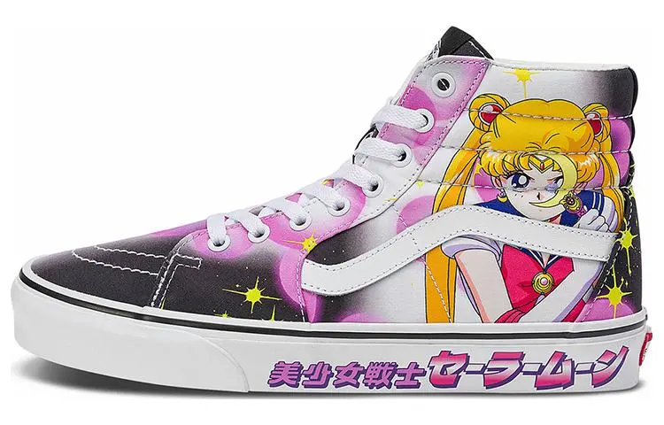 Sk8 Sailor Moon x Sk8 Vans-Hi 'Pretty Guardian - Black Pink'