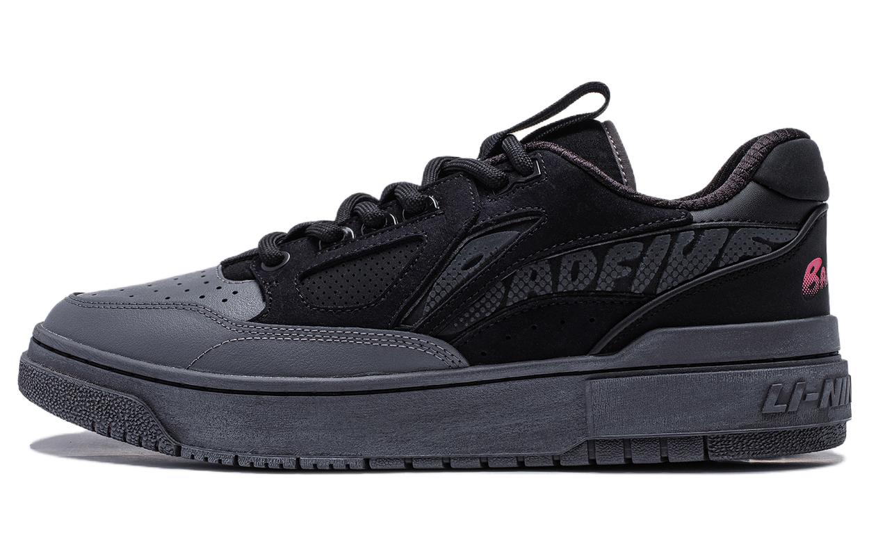 Li Ning Rookie 2 Low top Skateboard Shoes Men's Black