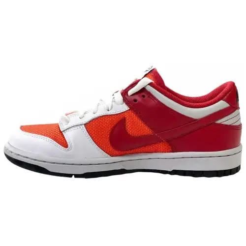 Nike Dunk Low White/Varsity Red Orange Blaze Women's
