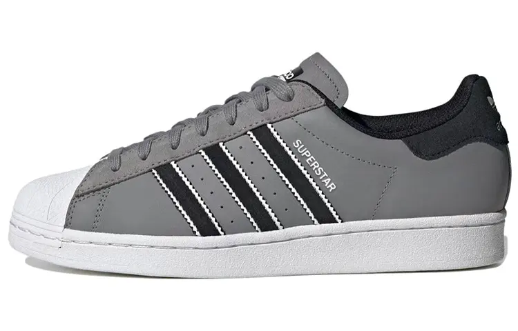 Adidas Originals Superstar Shoes 'Grey Three'