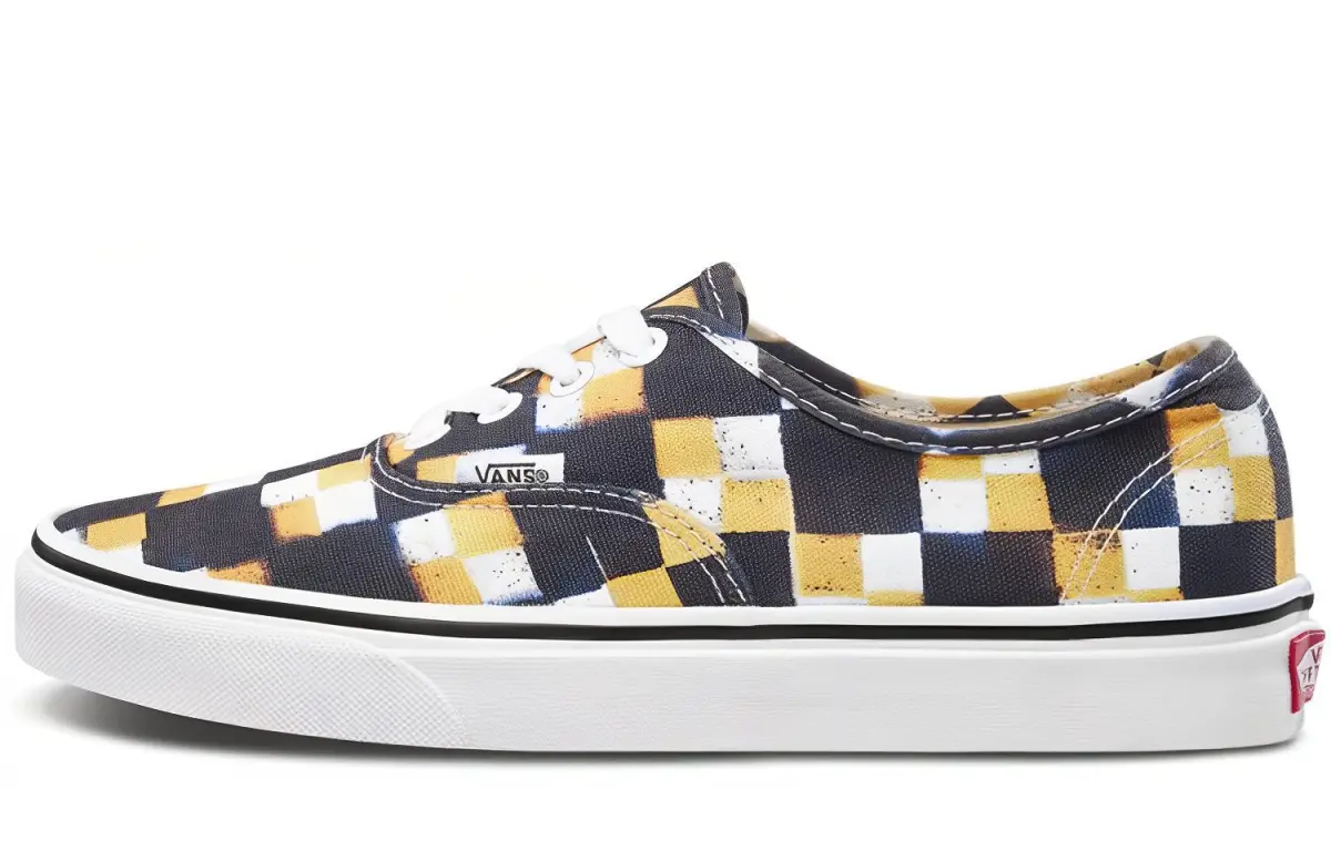 Vans Authentic Double Check Vault 'Yellow Gray' Women's