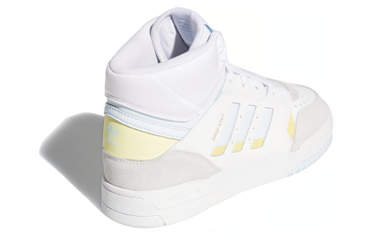 Женские кеды adidas originals Drop Step (белый / серый / синий) — фото 3