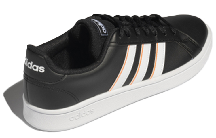 Мужские кеды adidas neo Grand Court (черно-белые) — фото 4