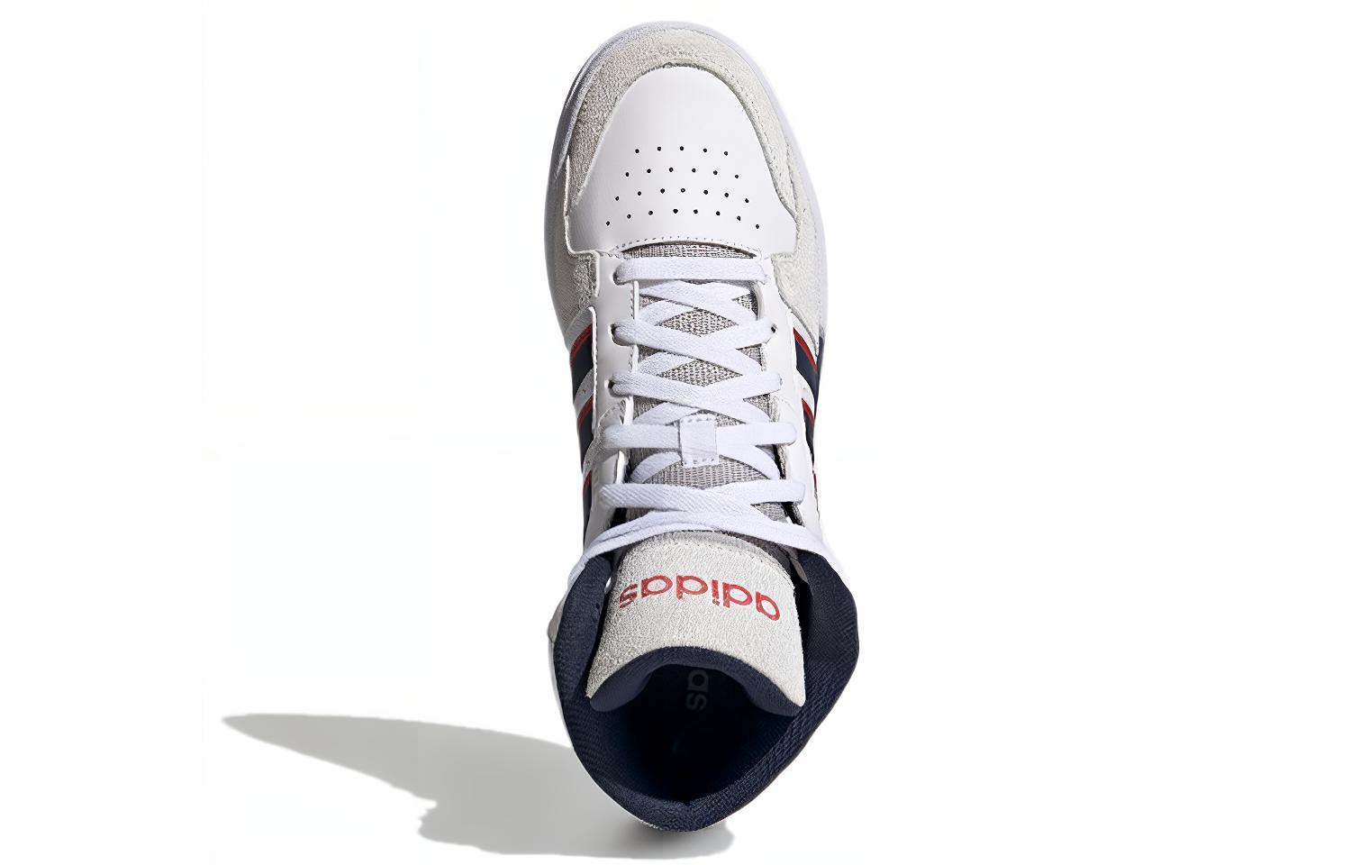 Мужские кеды adidas neo Entrap Mid (бело-серо-синие) — фото 5