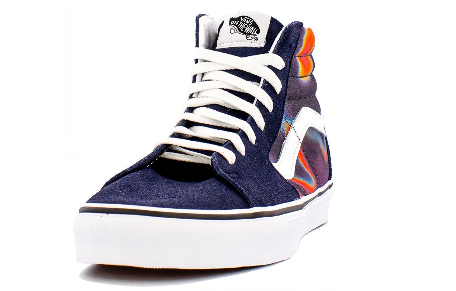 Кеды Vans SK8 "Dark Aura" (черный / белый / красный) — Чёрный / белый / красный — фото 3