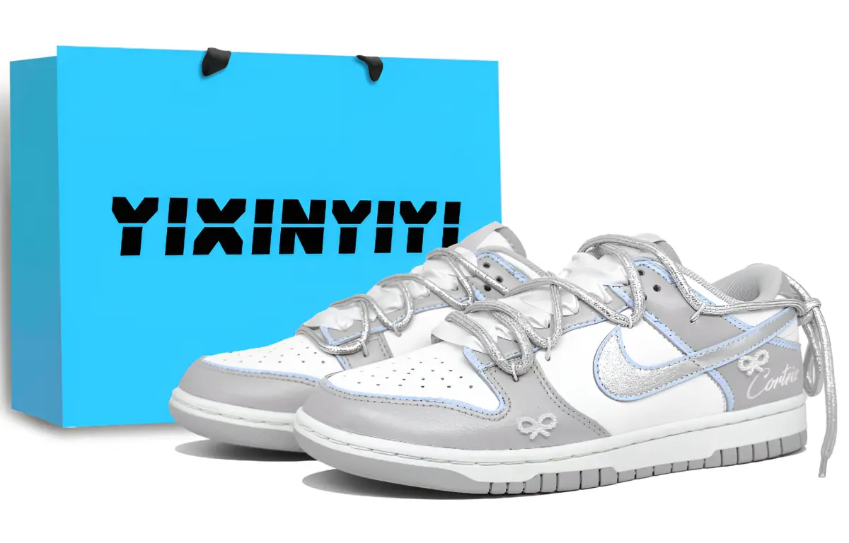 Nike Dunk Abrasion Resistant Low top Skateboard Shoes Unisex Sapphire Blue