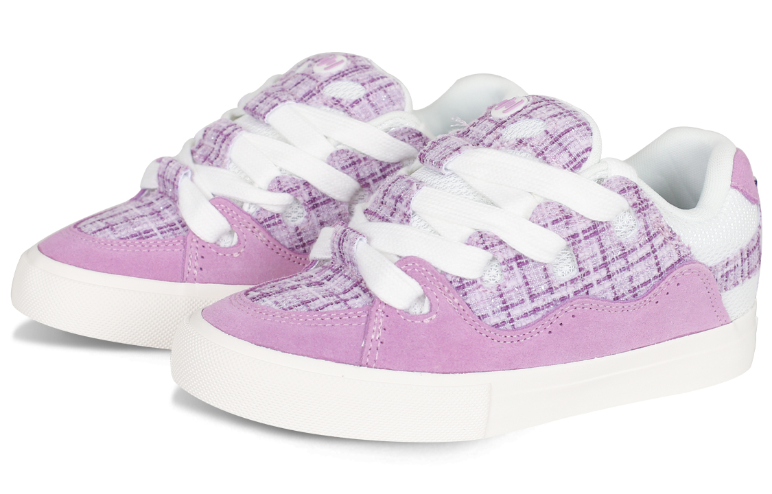 Ollieskate Slip Resistant Cushioning Low top Skateboard Shoes Unisex Taro Purple