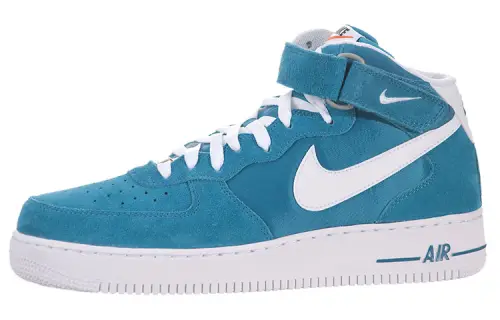 Nike Air Force 1 Suede Fashion Slip Resistant, Abrasion Resistant, Lightweight, Breathable Mid top Skateboard Shoes