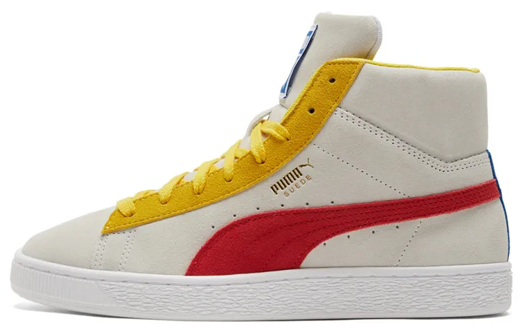 PUMA Suede Mid 21 'White Red Lemon'