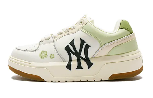 MLB Chunky Liner Bubble Jellyfish, Chun Tian Huahua Low top Skateboard Shoes Unisex White Green
