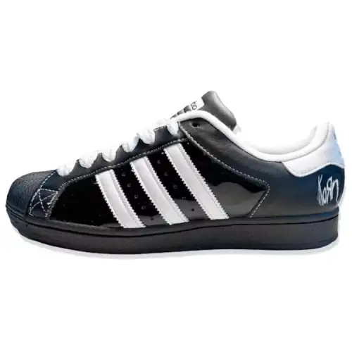 Adidas Originals SUPERSTAR Abrasion Resistant Abrasion Resistant Low top Skateboard Shoes Men's Black