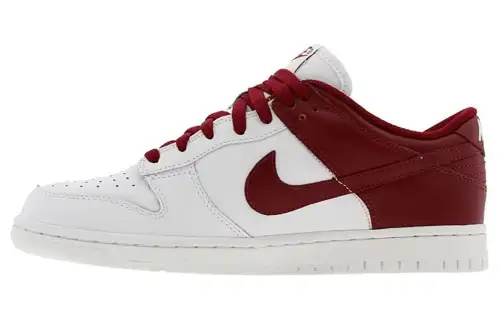 Nike Dunk Low Leather White Team Red 2006
