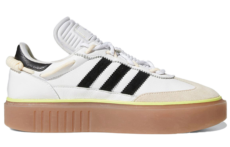 Женские кеды adidas originals x Beyonce Ivy Park Super Sleek 72 (бело-черный) — фото 2