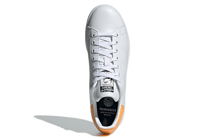 Кеды adidas originals StanSmith (бело-черно-желтый) — фото 5