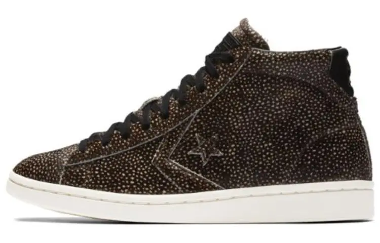 Converse Pro Leather Lp Comfortable Abrasion Resistant Abrasion Resistant High top Skateboard Shoes Women's Umber
