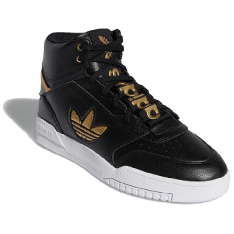 Кроссовки adidas originals Drop Step XL (черно-золотые) — фото 2