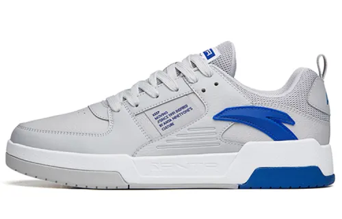 Anta Life Collection Casual Low top Skateboard Shoes Men's Gray Blue