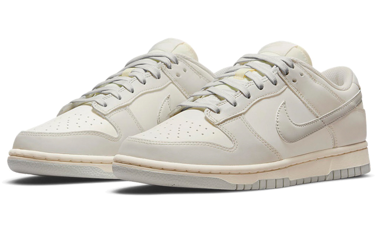 Женские кроссовки Nike Dunk light bone (серо-белые) — 骨白色 — фото 3