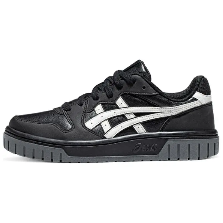 ASICS Court Mz 2.0 Abrasion Resistant Support Cushioning Low top Skateboard Shoes Unisex Black White