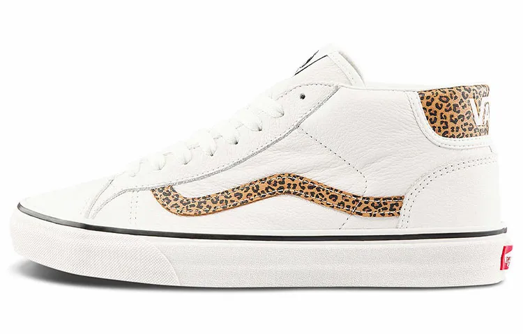 Vans General Mid Skool Skate Shoes 'White Brown'