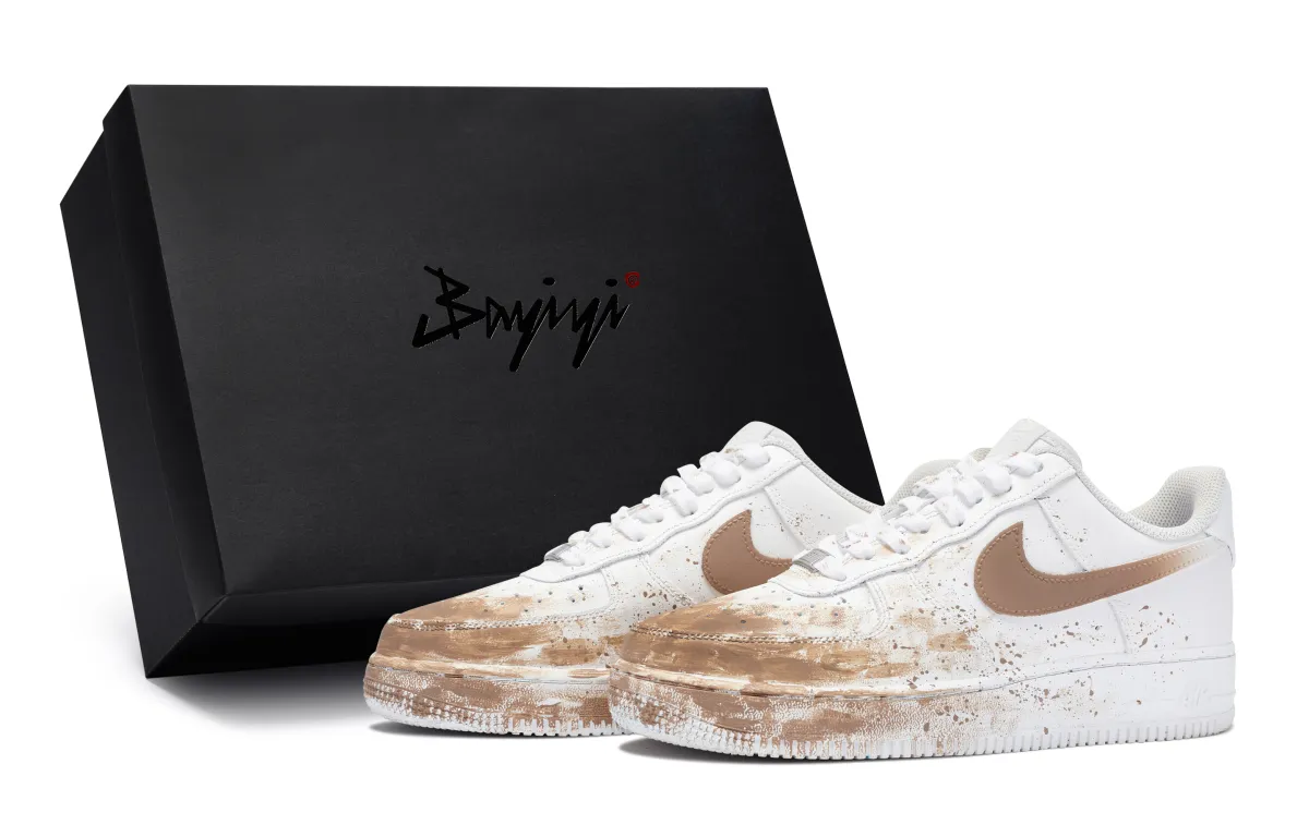 Nike Air Force 1 07 811 Manufacturing, Construction Site, Special Shoe Box Low top Skateboard Shoes Men's