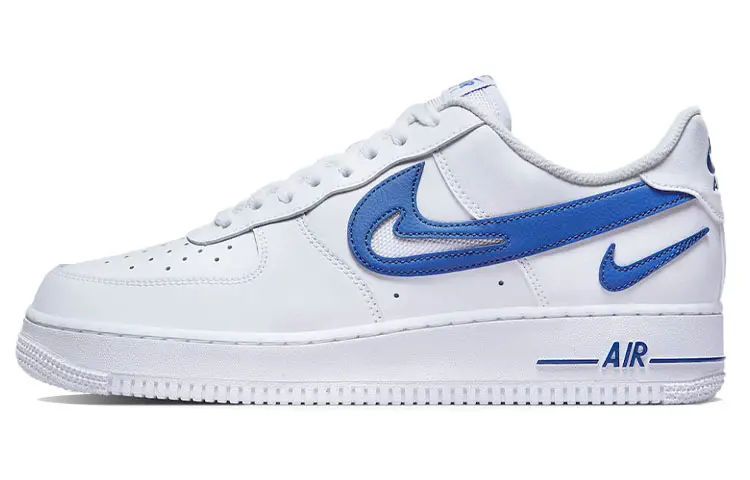 Nike Air Force 1 Low '07 Fm Cut Out Swoosh White Game Royal