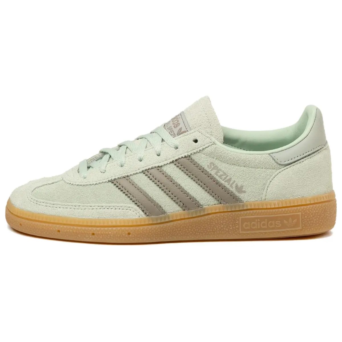 Adidas Originals HANDBALL SPEZIAL Abrasion Resistant Abrasion Resistant Low top Skateboard Shoes Women's Turquoise Gray
