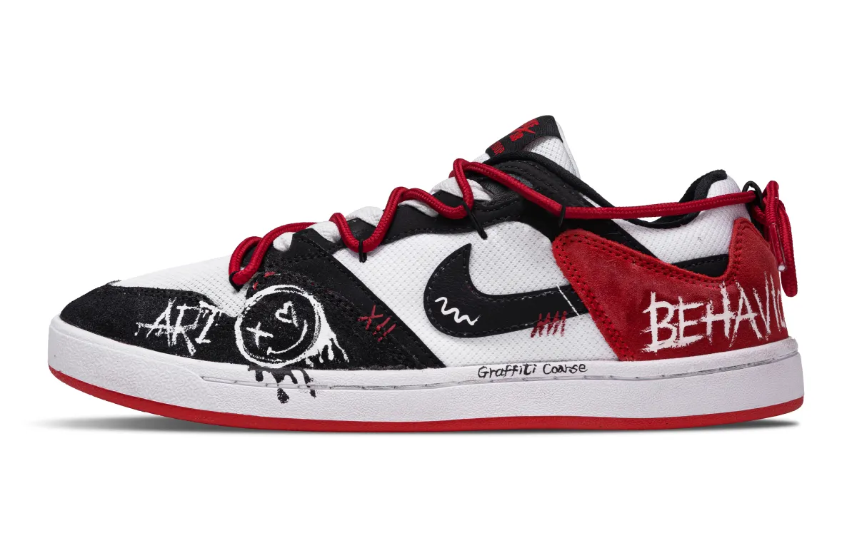 Nike SB Alleyoop Out Of Focus Letter Abrasion Resistant, Balanced, Lightweight, And Breathable Low top Skateboard Shoes