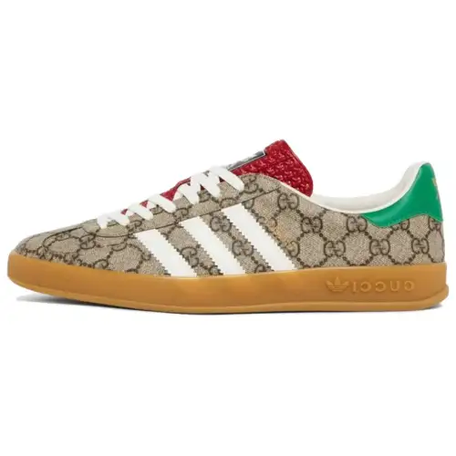 Gazelle Gucci x Gazelle Adidas Originals 'Beige Gg Monogram'