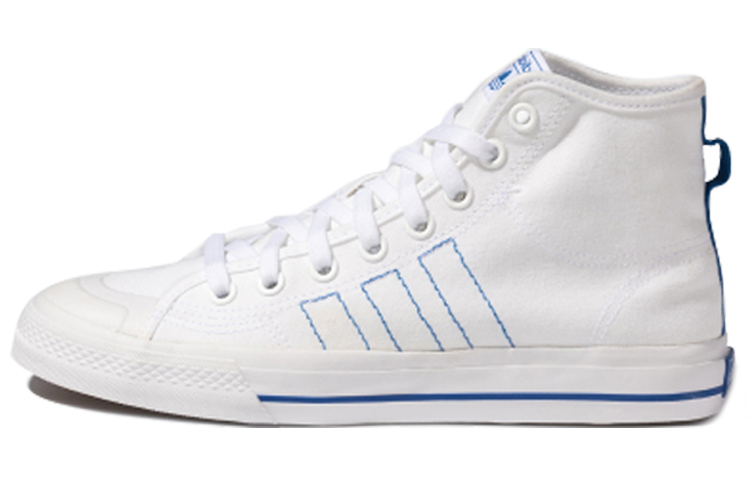 Кеды adidas originals Nizza Hi Rf (белый)
