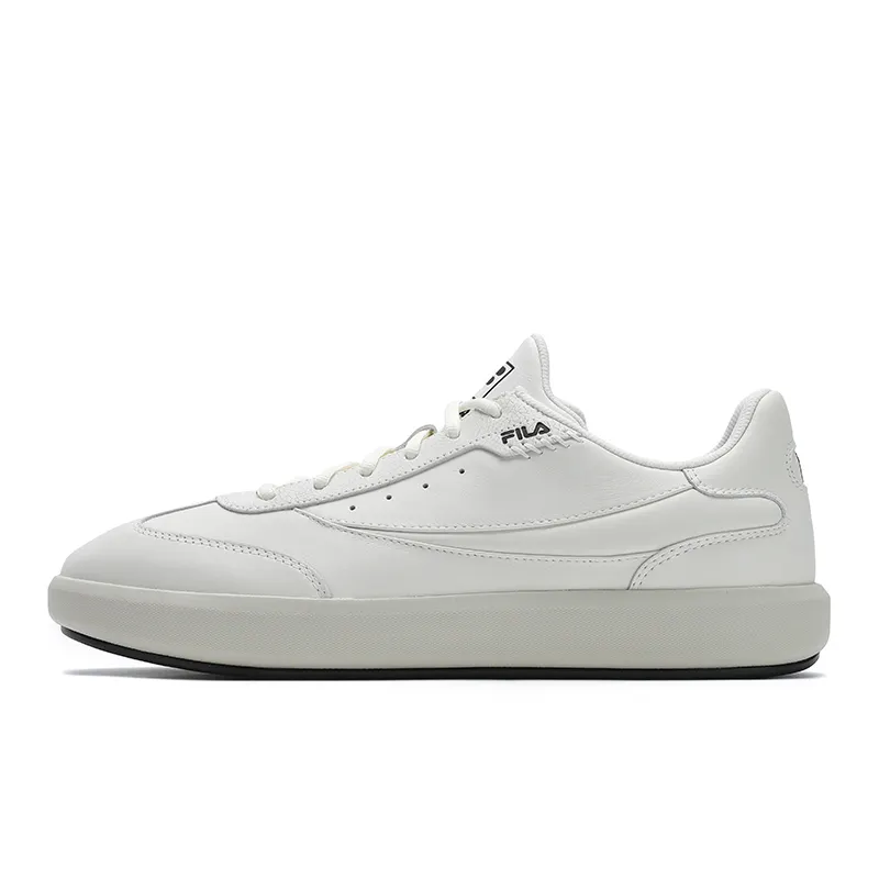 FILA HOVERCRAFT Thin Sole Abrasion Resistant Low top Skateboard Shoes Men's Coconut Milk White
