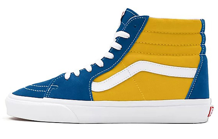 Vans Customs Color Block Sk8 hi 'Blue Yellow'