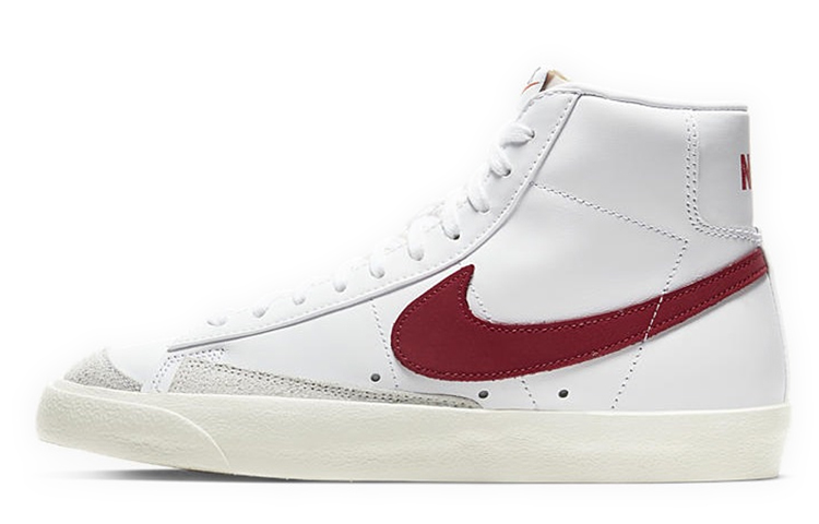 Женские кеды Nike Blazer 77 Vintage (бело-красные) — Красныйбелый — фото 1
