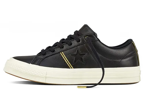 Converse One Star Ox Shoes 'Black/White' Leather