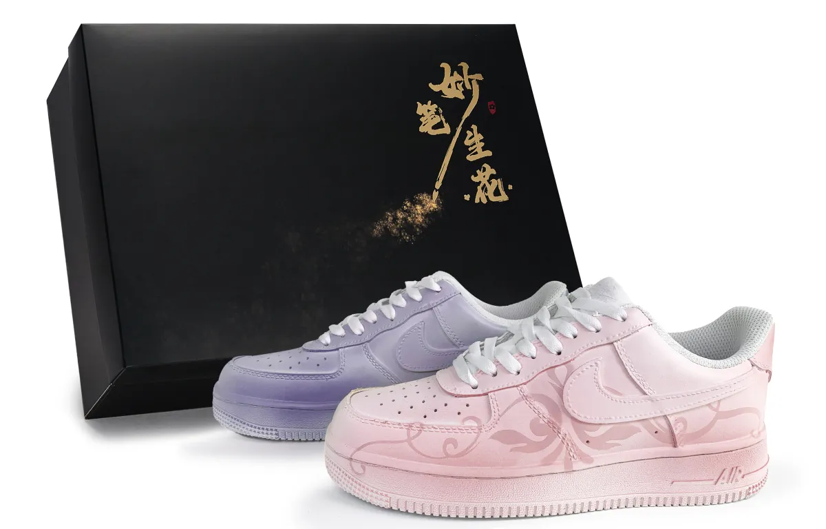 Nike Air Force 1 Skateboard Shoes Unisex Low Top Pink/Purple