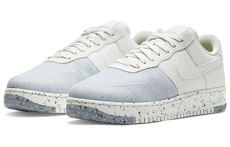 Кроссовки Nike Air Force 1 Crater Foam "Summit White" (сине-белые) — Синий / белый — фото 3