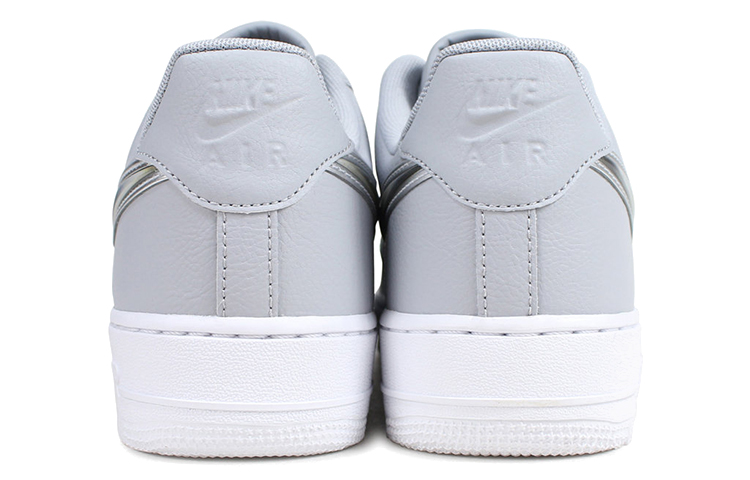 Мужские кроссовки Nike Air Force 1 Grey Obsidian (серо-белый) — фото 4
