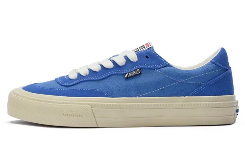 Vision Street Wear Flat Top Low top Skateboard Shoes Unisex Klein Blue